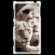 Coque Nokia Lumia 720 Couple de lion et lionne 500