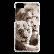 Coque Blackberry Z10 Couple de lion et lionne 500