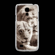Coque Samsung Galaxy S4mini Couple de lion et lionne 500