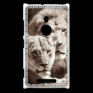 Coque Nokia Lumia 925 Couple de lion et lionne 500