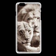 Coque iPhone 6Plus / 6Splus Couple de lion et lionne 500