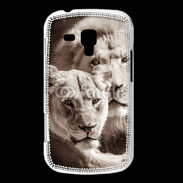 Coque Samsung Galaxy Trend Couple de lion et lionne 500