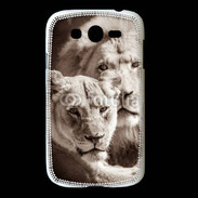 Coque Samsung Galaxy Grand Couple de lion et lionne 500