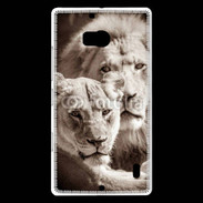 Coque Nokia Lumia 930 Couple de lion et lionne 500