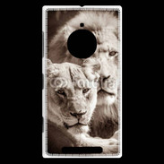 Coque Nokia Lumia 830 Couple de lion et lionne 500