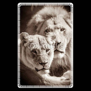 Etui carte bancaire Couple de lion et lionne 500