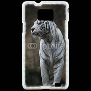 Coque Samsung Galaxy S2 Tigre blanc 800