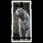 Coque Sony Xperia U Tigre blanc 800