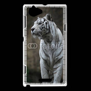 Coque Sony Xperia L Tigre blanc 800