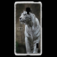 Coque LG F6 Tigre blanc 800