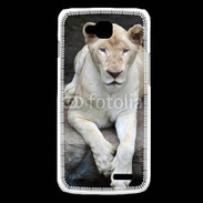 Coque LG L90 Lionne albinos 100