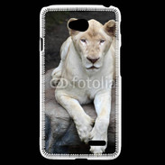 Coque LG L70 Lionne albinos 100