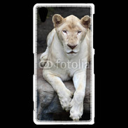 Coque Sony Xperia Z2 Lionne albinos 100