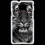 Coque Samsung Galaxy S2 Tigre les yeux dans les yeux