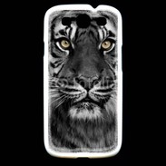Coque Samsung Galaxy S3 Tigre les yeux dans les yeux