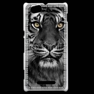 Coque Sony Xperia M Tigre les yeux dans les yeux