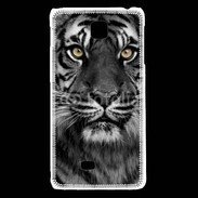 Coque LG F5 Tigre les yeux dans les yeux