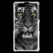 Coque Sony Xperia Z1 Compact Tigre les yeux dans les yeux
