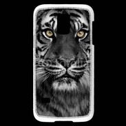 Coque Samsung Galaxy S5 Mini Tigre les yeux dans les yeux
