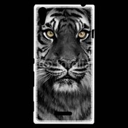 Coque Sony Xperia T3 Tigre les yeux dans les yeux