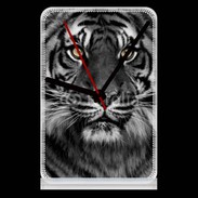 Pendule de bureau Tigre les yeux dans les yeux