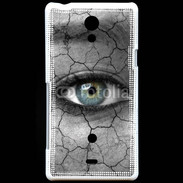 Coque Sony Xperia T Oeil et terre sèche
