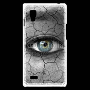 Coque LG Optimus L9 Oeil et terre sèche