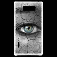 Coque LG Optimus L7 Oeil et terre sèche