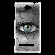 Coque HTC Windows Phone 8S Oeil et terre sèche
