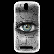 Coque HTC One SV Oeil et terre sèche