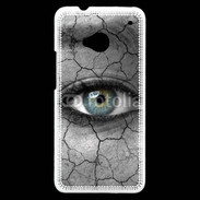 Coque HTC One Oeil et terre sèche