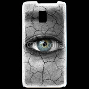 Coque LG P990 Oeil et terre sèche