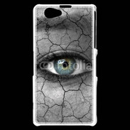 Coque Sony Xperia Z1 Compact Oeil et terre sèche