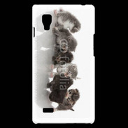Coque LG Optimus L9 Petit chat en folie 500