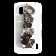 Coque LG Nexus 4 Petit chat en folie 500
