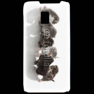 Coque LG P990 Petit chat en folie 500