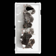 Coque Sony Xperia M2 Petit chat en folie 500