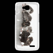 Coque LG L90 Petit chat en folie 500