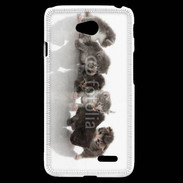 Coque LG L70 Petit chat en folie 500