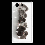 Coque Sony Xperia Z3 Compact Petit chat en folie 500