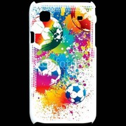 Coque Samsung Galaxy S football en couleurs 800