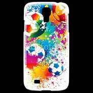 Coque Samsung Galaxy S4 football en couleurs 800