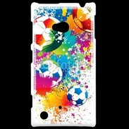 Coque Nokia Lumia 720 football en couleurs 800