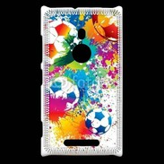 Coque Nokia Lumia 925 football en couleurs 800