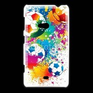 Coque Nokia Lumia 625 football en couleurs 800
