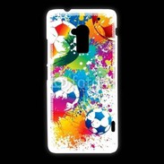 Coque HTC One Max football en couleurs 800