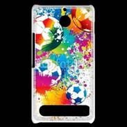 Coque Sony Xperia E1 football en couleurs 800