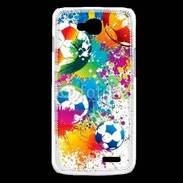 Coque LG L90 football en couleurs 800