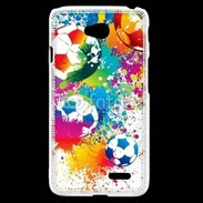 Coque LG L70 football en couleurs 800