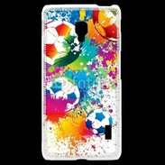 Coque LG F6 football en couleurs 800